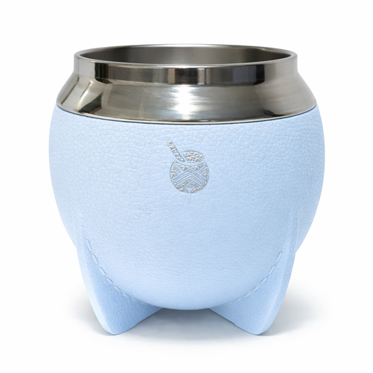 MATE CELESTE 250ML CON BOMBILLA