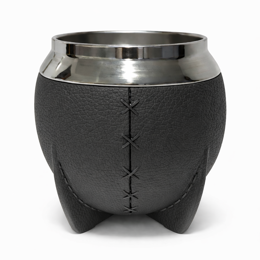 MATE NEGRO 250ML CON BOMBILLA