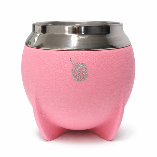 MATE ROSA 250ML CON BOMBILLA
