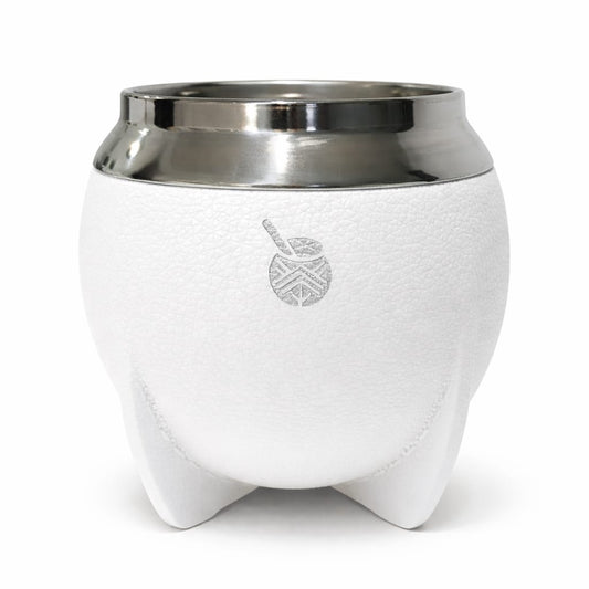 MATE BLANCO 250ML CON BOMBILLA